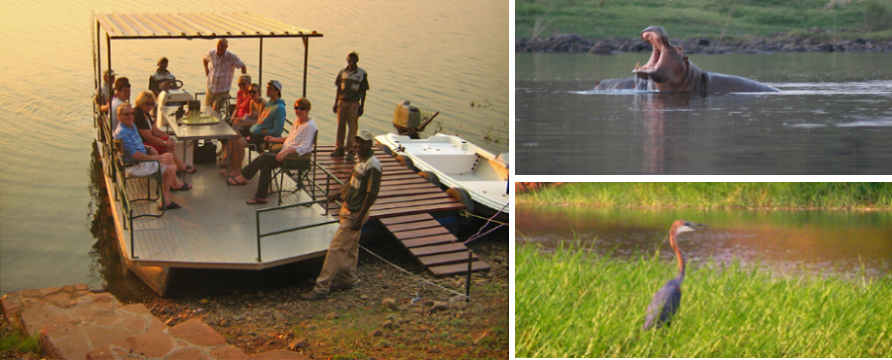 Game viewing or sundowners cruise... you choose